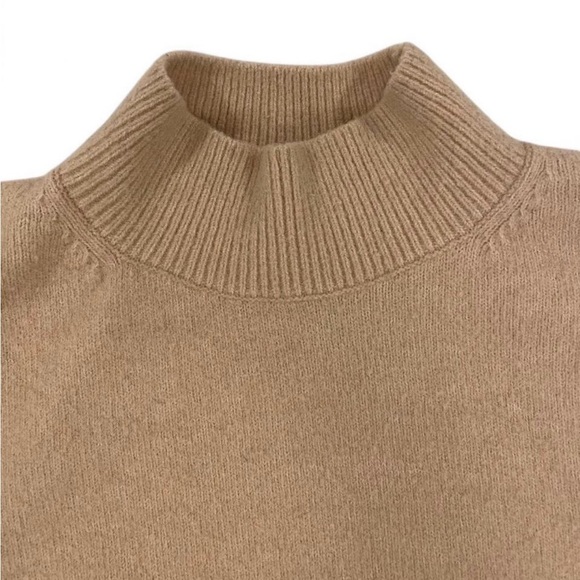 Women's & Other Stories Tan Sweater Size XS Soft Mock Neck - Picture 4 of 7